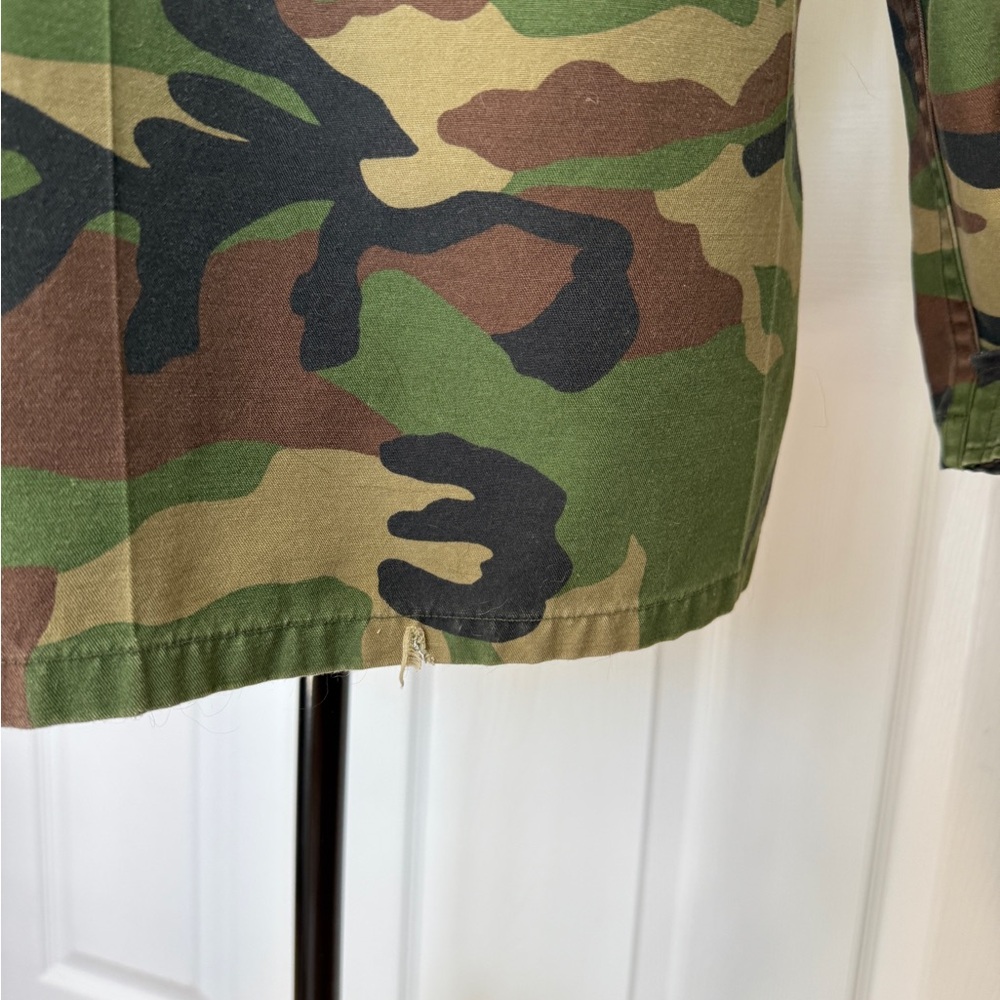 Free People Tricia Fix Camo with Colorful Embroidered Back - Picture 10 of 16